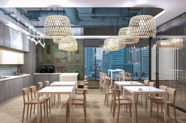 Office Photorealistic Renderings - Kitchen Space