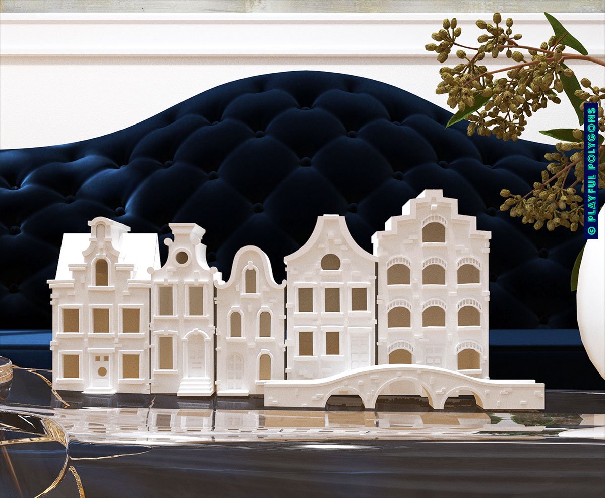 Christmas-Village-STL-File-for-3D-Printing Christmas Village 3D Printable STL Files