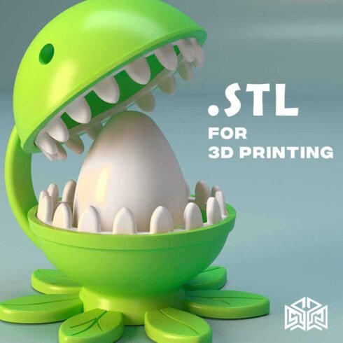 Carnnivoroous Plant Egg Cup Holder